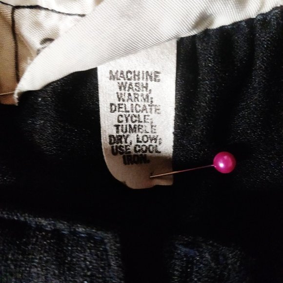 Vintage 1970s 80s Black Mexican Folk Dress Rainbow Smocking Cotton Gauze BOHO Br - Picture 16 of 16